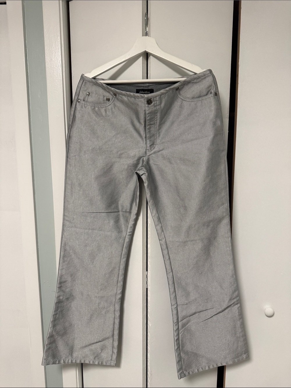 Xhilaration Light Gray Casual Pants